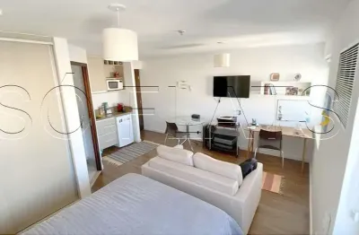 Flat transamérica international plaza disponível para venda com 26m² e 01 vaga de garagem