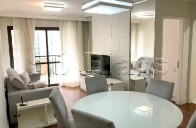 Flat no jardins 03 dormitórios  95m² totalmente mobiliado.