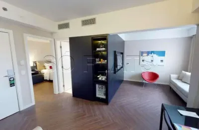 Lindo flat moderno na rua funchal ótima opção para investir com 1 dormitório e 1 vaga de garagem