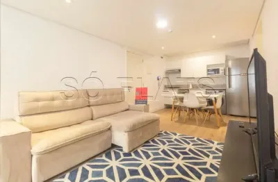 Residencial pamplona a duas quadras da av paulista com 51m² e 1 dormitório, disponível para locação.