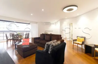 Flat no the sutton house com 120m² 2 dormitórios 3 vagas em moema disponível para locação.