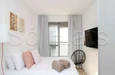 Lindo residencial think home república disponível para venda com 21m² e 1 dormitório