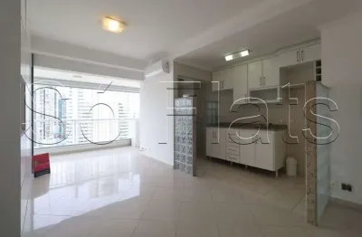Flat para locação contendo 55m² com 1 dormitório e 1 vaga de garagem no brooklin