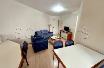Apartamento com 45m² no jardim paulista totalmente mobiliado.