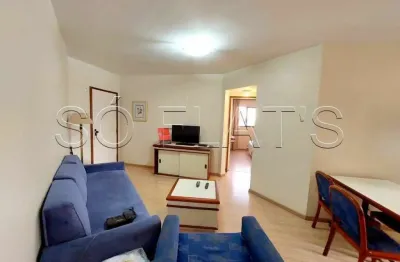 Flat nos jardim paulista com 45m² totalmente mobiliado à venda.