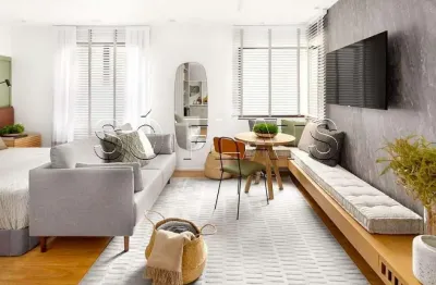 Flat transamerica jardins, disponível para venda com 42m², 02 dorms e 01 vaga