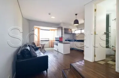 Flat paulista wall street disponível para venda com 52m², 01 dorm e 01 vaga