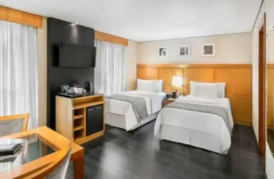 Flat disponível para locação no melia jardim europa,30m² 1 dormitório e 1 vaga de garagem.