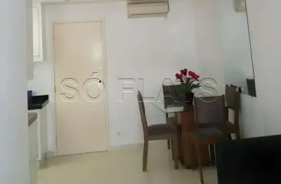 Flat no saint paul localizado no bairro dos jardins com 42m² 1 dorm. e 1 vaga, para locação.
