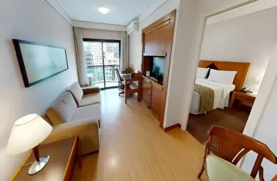 Flat estanplaza nações unidas, para venda com 40m² e 01 vaga de garagem