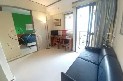 Apto disponível para locação totalmente mobiliado em moema, próx a estações de metrô e shopping.