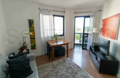 Flat com 39m², 1 dorm e 1 vaga disponível para locação próximo a Av 9 de Julho e Pq do Ibirapuera.