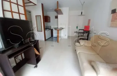 Apto para locação no Prime Boulevard no bairro de Indianopolis bem decorado próx da Av. Ibirapuera.