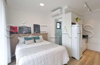 Apto estilo studio disponível para locação no bairro de pinheiros ele contém 24m² e 1 dorm.