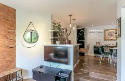 Flat park plaza brooklin, disponível para venda com 49m², 01 dorm e 01 vaga de garagem