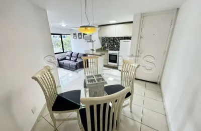 Flat park plaza brooklin, disponível para venda com 49m², 01 dorm e 01 vaga de garagem