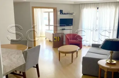 Flat no estanconfor moema com 2 dormitórios disponível locação próximo da av dos bandeirantes.