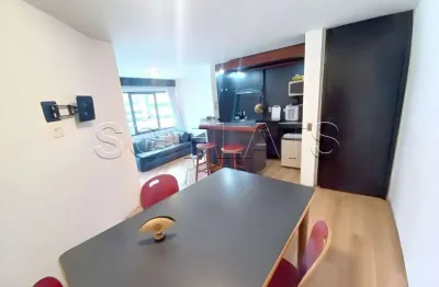 Flat disponível para locação no brooklin, próximo a marginal pinheiros e av. berrini.