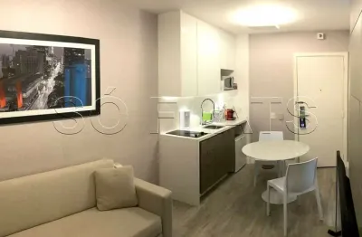 Flat transamérica bela cintra disponível para venda com 27m² e 01 vaga de garagem