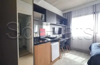 Studio vn ueno ao lado da rua da consolação disponível para locação com 17m² e 01 dormitório.