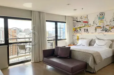 Flat grand mercure itaim disponível para venda com 36m², 01 dormitório  e 01 vaga de garagem