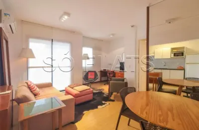 Flat totalmente mobiliado disponível para venda com 42m², 01 dorm e 01 vaga