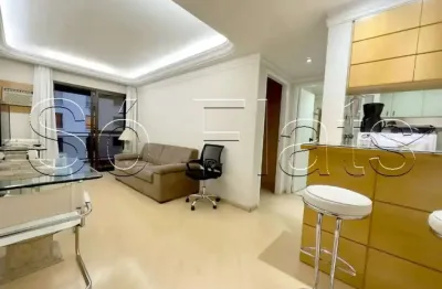 Flat totalmente mobiliado disponível para locação próximo da avenida paulista.