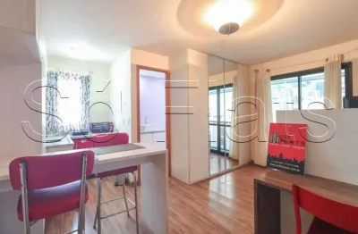 Apto interative no jardim paulista disponível para locação contendo 1 dormitório e 1 vaga de garagem