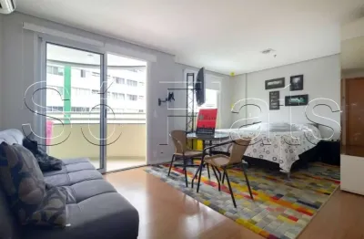 Flat no saint charbel com  37m², 1 dormitório e 1 vaga disponível locação no jardim paulista.