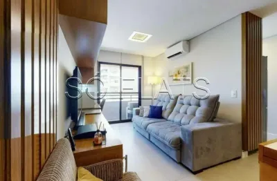 Flat mercure sp berrini, disponível para venda com 57m², 02 dormitórios e 02 vagas de garagem