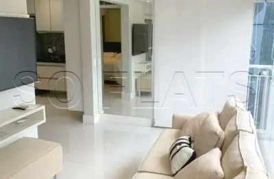 Apartamento com 54m², horizonte jk no itaim bibi totalmente mobiliado e com serviços!
