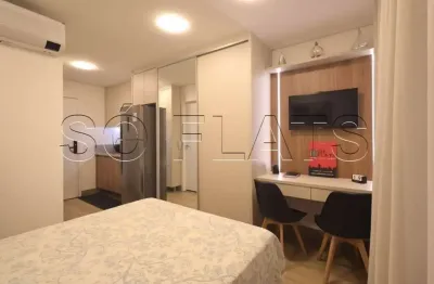 Studio no Residencial Alle Studios disponível para locação no Brooklin com 25m² e 1 dormitório.