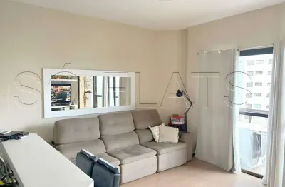 Flat montecattini disponível mobiliado com 48m², 01 dorm e 01 vaga