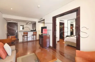 Flat george v, no itaim, flat alto padrão disponível para venda com 60m², 01 dorm e 01 vaga