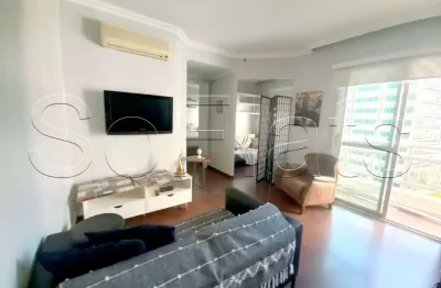 Quality bela cintra, apto disponível para locação contendo 48m², 1 dormitório e 1 vaga de garagem.