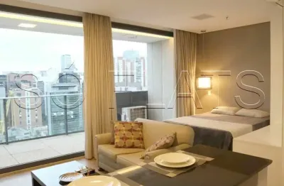 Flat no fl residence disponível para locação na vila olímpia com 35m², 1 dormitório e 1 vaga.