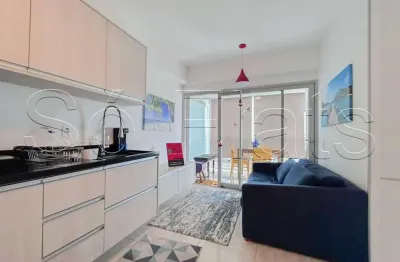 Residencial river one, apto disponível locação com 35m², 1 dormitório e 1 vaga no butantã.