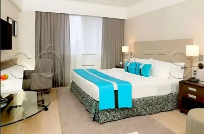 Flat radisson alphaville 30m² 1 dormitório 1 vaga para investimento no pool.