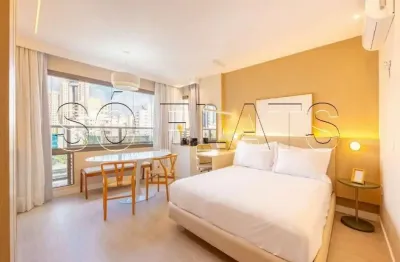 Residencial dsg itaim disponível para locação com 28m², 1 dormitório ao lado da av. santo amaro