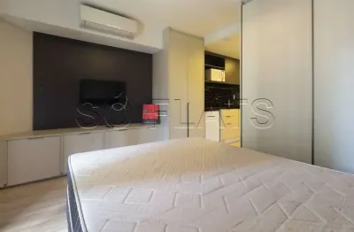 Studio no Studio Notting Hill contendo 34m², 1 dormitório e 1 vaga disponível para locação.