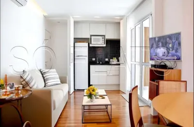 Flat estanconfor villa olímpia disponível para venda com 104m², 01 dormitório e 02 vagas de garagem