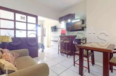 Flat champ´s elysées disponível para venda com 30m², 01 dormitório e 01 vaga de garagem