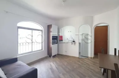 Higienópolis flat, apartamento disponível para venda com 40m², 01 dorm e 01 vaga.