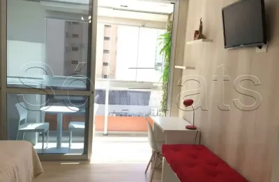 Studio universo augusta, flat com 22m² e 1 dorm para locação na rua augusta,  totalmente equipado.