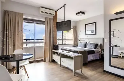 Flat no Quality Hotel Paulista 35m² 1 dormitório 1 vaga para locação nos Jardins.