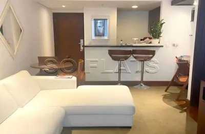 Flat george v itaim para venda, com 57,65m², 1 dormitório e 1 vaga de garagem