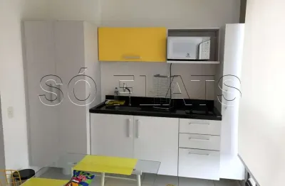 Residencial brasiliano, flat para locação muito bem localizado no brooklin, próx da av santo amaro.
