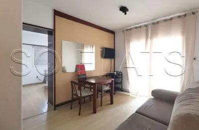 Apto no plaza concord disponível para locação com 37m², 1 dormitório e 1 vaga de garagem.