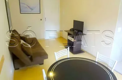 Flat são paulo suíte service disponível para venda com 35m² e 01 vaga de garagem
