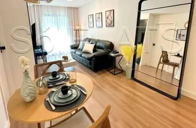 Flat estanplaza nações unidas, disponível com 45m², 01 dormitório e 01 vaga de garagem
